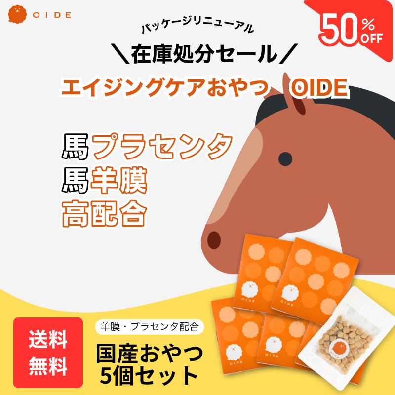 【LINE限定】【送料無料：5個セット】エイジングケアおやつ「OIDE」